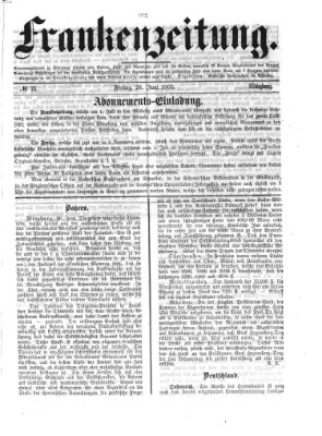 Frankenzeitung Freitag 26. Juni 1863