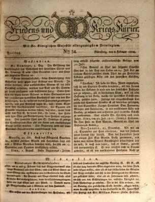 Der Friedens- u. Kriegs-Kurier (Nürnberger Friedens- und Kriegs-Kurier) Freitag 8. Februar 1822