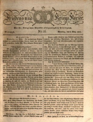 Der Friedens- u. Kriegs-Kurier (Nürnberger Friedens- und Kriegs-Kurier) Mittwoch 6. März 1822