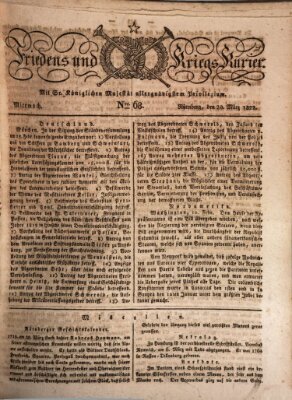 Der Friedens- u. Kriegs-Kurier (Nürnberger Friedens- und Kriegs-Kurier) Mittwoch 20. März 1822