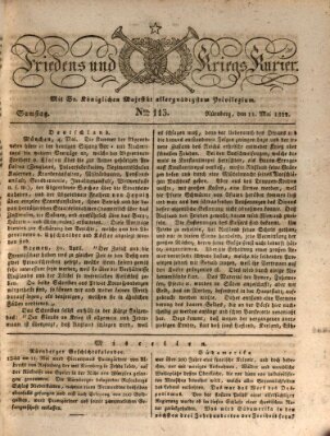 Der Friedens- u. Kriegs-Kurier (Nürnberger Friedens- und Kriegs-Kurier) Samstag 11. Mai 1822