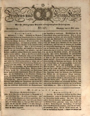 Der Friedens- u. Kriegs-Kurier (Nürnberger Friedens- und Kriegs-Kurier) Donnerstag 16. Mai 1822