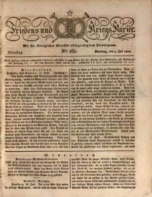 Der Friedens- u. Kriegs-Kurier (Nürnberger Friedens- und Kriegs-Kurier) Dienstag 9. Juli 1822