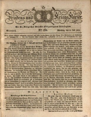 Der Friedens- u. Kriegs-Kurier (Nürnberger Friedens- und Kriegs-Kurier) Mittwoch 10. Juli 1822