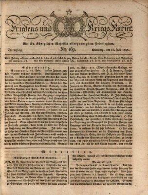 Der Friedens- u. Kriegs-Kurier (Nürnberger Friedens- und Kriegs-Kurier) Dienstag 16. Juli 1822