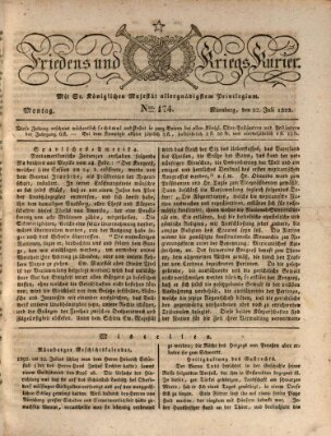 Der Friedens- u. Kriegs-Kurier (Nürnberger Friedens- und Kriegs-Kurier) Montag 22. Juli 1822