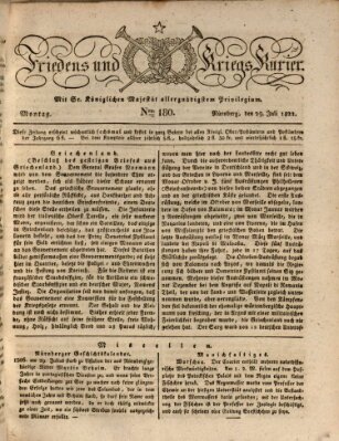 Der Friedens- u. Kriegs-Kurier (Nürnberger Friedens- und Kriegs-Kurier) Montag 29. Juli 1822