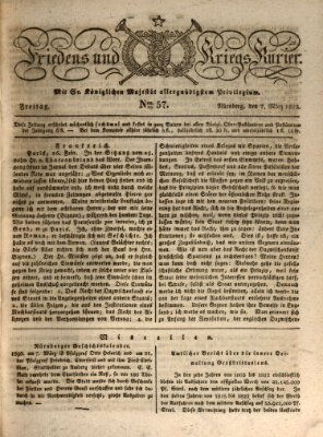 Der Friedens- u. Kriegs-Kurier (Nürnberger Friedens- und Kriegs-Kurier) Freitag 7. März 1823