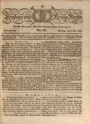 Der Friedens- u. Kriegs-Kurier (Nürnberger Friedens- und Kriegs-Kurier) Samstag 3. Mai 1823