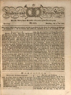 Der Friedens- u. Kriegs-Kurier (Nürnberger Friedens- und Kriegs-Kurier) Freitag 9. Mai 1823