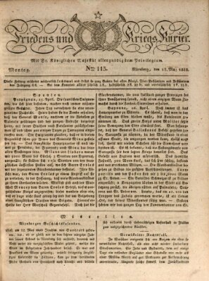 Der Friedens- u. Kriegs-Kurier (Nürnberger Friedens- und Kriegs-Kurier) Montag 12. Mai 1823