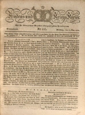 Der Friedens- u. Kriegs-Kurier (Nürnberger Friedens- und Kriegs-Kurier) Samstag 17. Mai 1823