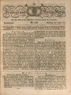 Der Friedens- u. Kriegs-Kurier (Nürnberger Friedens- und Kriegs-Kurier) Samstag 7. Juni 1823