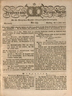 Der Friedens- u. Kriegs-Kurier (Nürnberger Friedens- und Kriegs-Kurier) Mittwoch 11. Juni 1823