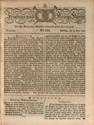 Der Friedens- u. Kriegs-Kurier (Nürnberger Friedens- und Kriegs-Kurier) Dienstag 24. Juni 1823