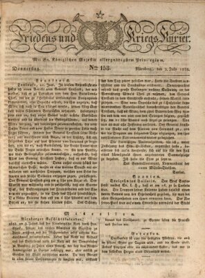 Der Friedens- u. Kriegs-Kurier (Nürnberger Friedens- und Kriegs-Kurier) Donnerstag 3. Juli 1823