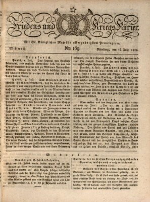 Der Friedens- u. Kriegs-Kurier (Nürnberger Friedens- und Kriegs-Kurier) Mittwoch 16. Juli 1823