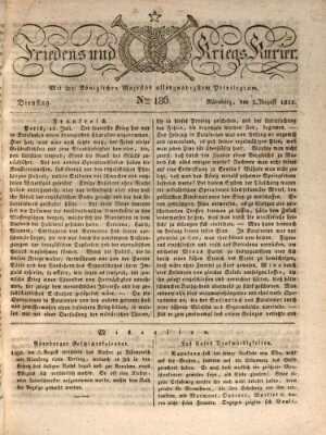 Der Friedens- u. Kriegs-Kurier (Nürnberger Friedens- und Kriegs-Kurier) Dienstag 5. August 1823