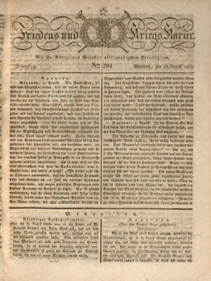 Der Friedens- u. Kriegs-Kurier (Nürnberger Friedens- und Kriegs-Kurier) Dienstag 26. August 1823