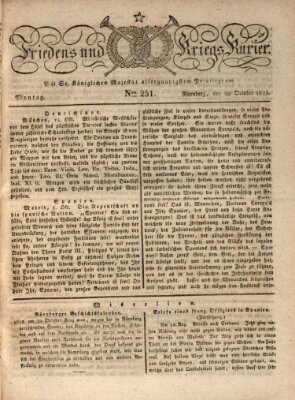 Der Friedens- u. Kriegs-Kurier (Nürnberger Friedens- und Kriegs-Kurier) Montag 20. Oktober 1823