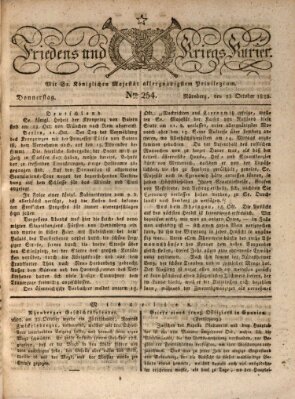 Der Friedens- u. Kriegs-Kurier (Nürnberger Friedens- und Kriegs-Kurier) Donnerstag 23. Oktober 1823