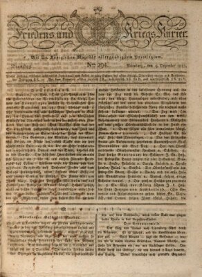 Der Friedens- u. Kriegs-Kurier (Nürnberger Friedens- und Kriegs-Kurier) Dienstag 9. Dezember 1823