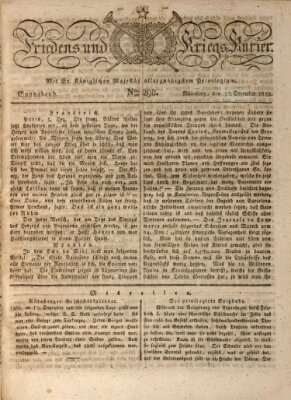 Der Friedens- u. Kriegs-Kurier (Nürnberger Friedens- und Kriegs-Kurier) Samstag 13. Dezember 1823