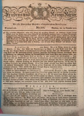 Der Friedens- u. Kriegs-Kurier (Nürnberger Friedens- und Kriegs-Kurier) Samstag 20. Dezember 1823