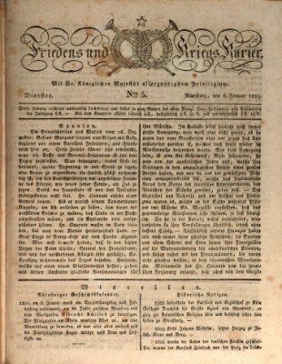 Der Friedens- u. Kriegs-Kurier (Nürnberger Friedens- und Kriegs-Kurier) Dienstag 6. Januar 1824