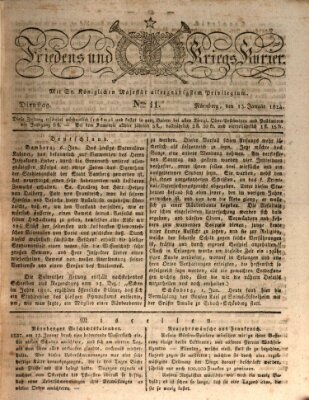 Der Friedens- u. Kriegs-Kurier (Nürnberger Friedens- und Kriegs-Kurier) Dienstag 13. Januar 1824