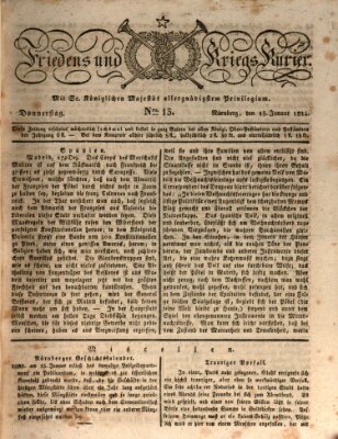 Der Friedens- u. Kriegs-Kurier (Nürnberger Friedens- und Kriegs-Kurier) Donnerstag 15. Januar 1824