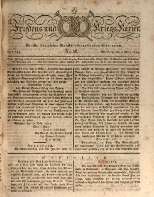 Der Friedens- u. Kriegs-Kurier (Nürnberger Friedens- und Kriegs-Kurier) Freitag 5. März 1824