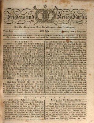 Der Friedens- u. Kriegs-Kurier (Nürnberger Friedens- und Kriegs-Kurier) Dienstag 9. März 1824