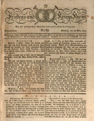 Der Friedens- u. Kriegs-Kurier (Nürnberger Friedens- und Kriegs-Kurier) Samstag 20. März 1824