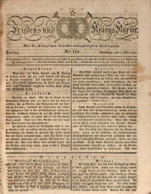 Der Friedens- u. Kriegs-Kurier (Nürnberger Friedens- und Kriegs-Kurier) Freitag 7. Mai 1824