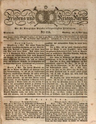 Der Friedens- u. Kriegs-Kurier (Nürnberger Friedens- und Kriegs-Kurier) Mittwoch 12. Mai 1824