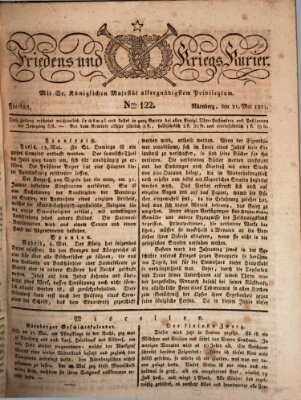 Der Friedens- u. Kriegs-Kurier (Nürnberger Friedens- und Kriegs-Kurier) Freitag 21. Mai 1824