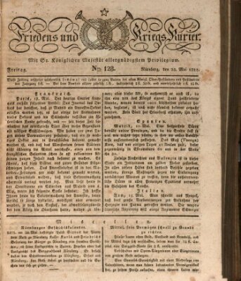 Der Friedens- u. Kriegs-Kurier (Nürnberger Friedens- und Kriegs-Kurier) Freitag 28. Mai 1824