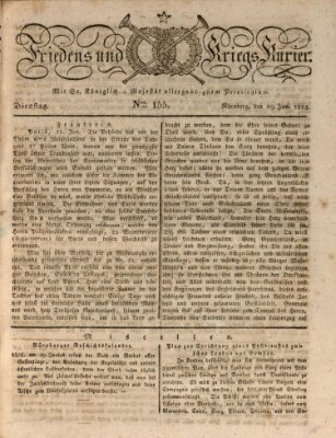 Der Friedens- u. Kriegs-Kurier (Nürnberger Friedens- und Kriegs-Kurier) Dienstag 29. Juni 1824