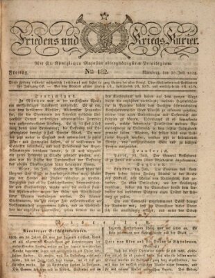 Der Friedens- u. Kriegs-Kurier (Nürnberger Friedens- und Kriegs-Kurier) Freitag 30. Juli 1824