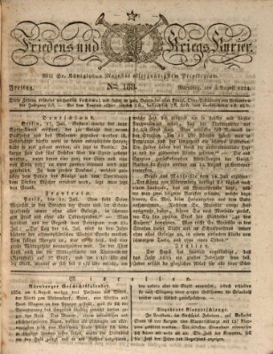 Der Friedens- u. Kriegs-Kurier (Nürnberger Friedens- und Kriegs-Kurier) Freitag 6. August 1824