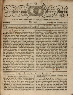 Der Friedens- u. Kriegs-Kurier (Nürnberger Friedens- und Kriegs-Kurier) Montag 30. August 1824