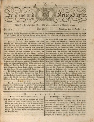 Der Friedens- u. Kriegs-Kurier (Nürnberger Friedens- und Kriegs-Kurier) Freitag 22. Oktober 1824