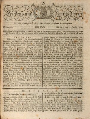 Der Friedens- u. Kriegs-Kurier (Nürnberger Friedens- und Kriegs-Kurier) Mittwoch 27. Oktober 1824