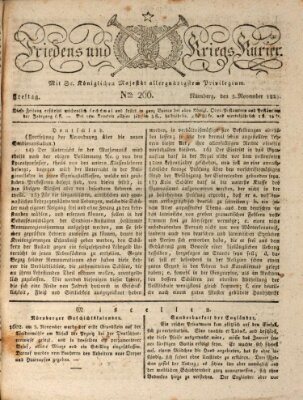 Der Friedens- u. Kriegs-Kurier (Nürnberger Friedens- und Kriegs-Kurier) Freitag 5. November 1824