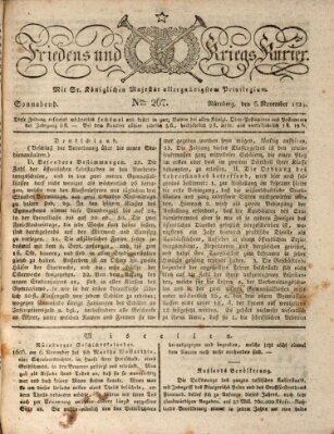 Der Friedens- u. Kriegs-Kurier (Nürnberger Friedens- und Kriegs-Kurier) Samstag 6. November 1824