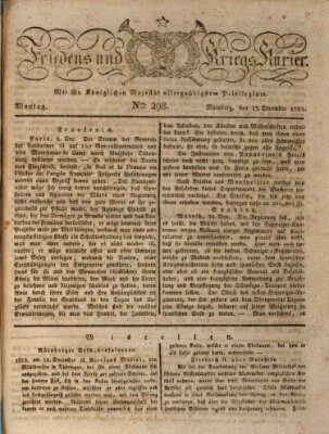 Der Friedens- u. Kriegs-Kurier (Nürnberger Friedens- und Kriegs-Kurier) Montag 13. Dezember 1824