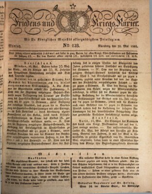 Der Friedens- u. Kriegs-Kurier (Nürnberger Friedens- und Kriegs-Kurier) Montag 30. Mai 1825