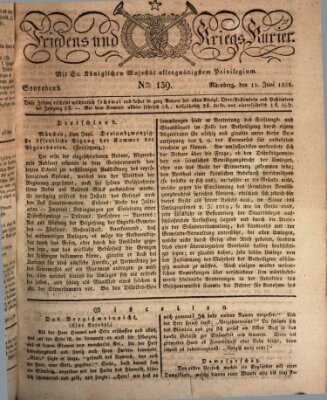 Der Friedens- u. Kriegs-Kurier (Nürnberger Friedens- und Kriegs-Kurier) Samstag 11. Juni 1825