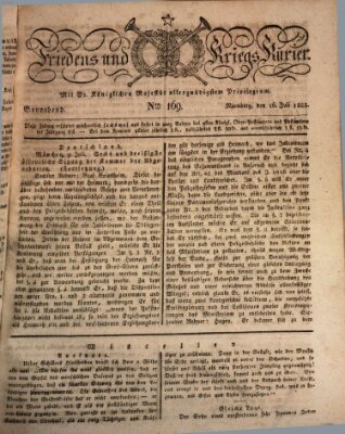 Der Friedens- u. Kriegs-Kurier (Nürnberger Friedens- und Kriegs-Kurier) Samstag 16. Juli 1825